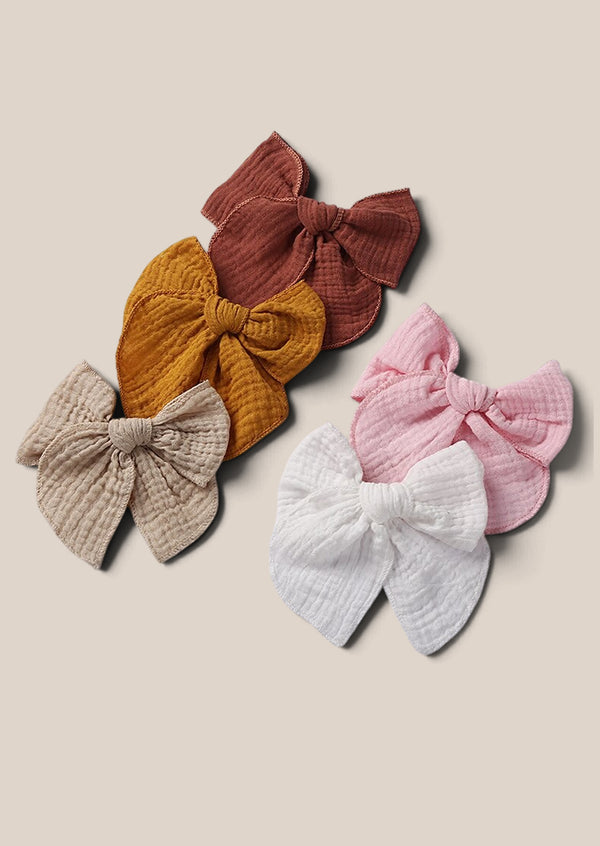 Soft Cotton Fable Bow - 5 colors