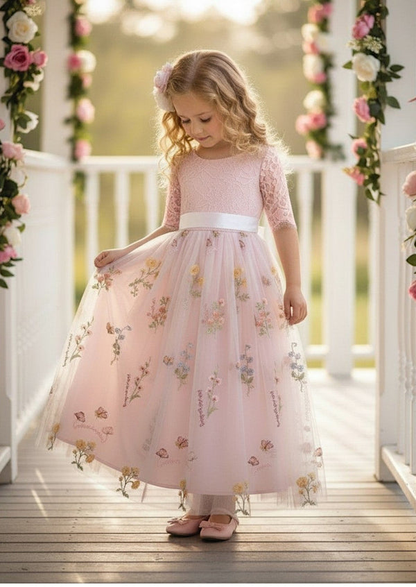 Blush & Dusty Rose Flower Girl Dresses | Romantic Wedding Styles Blush & Dusty Rose Flower Girl Dresses | Romantic Wedding Styles