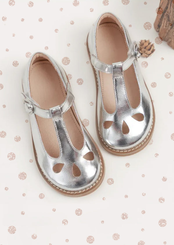 girls shoes silver