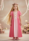 Sleeping Beauty, Aurora Inspired Princess Costume Dress in Pink - 