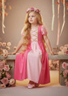 Sleeping Beauty, Aurora Inspired Princess Costume Dress in Pink - 