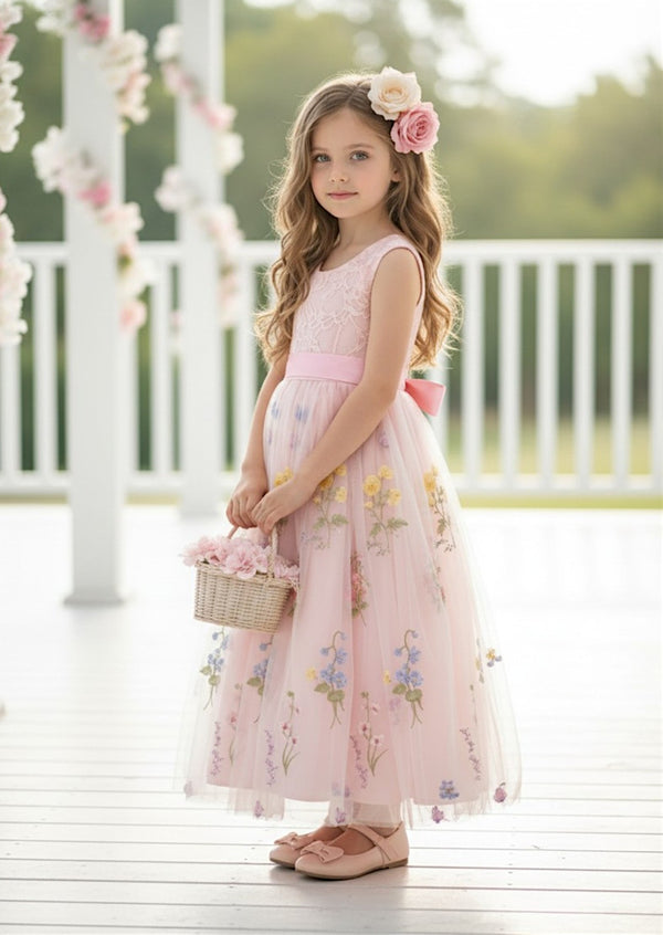 floral flower girl dresses for toddler girls