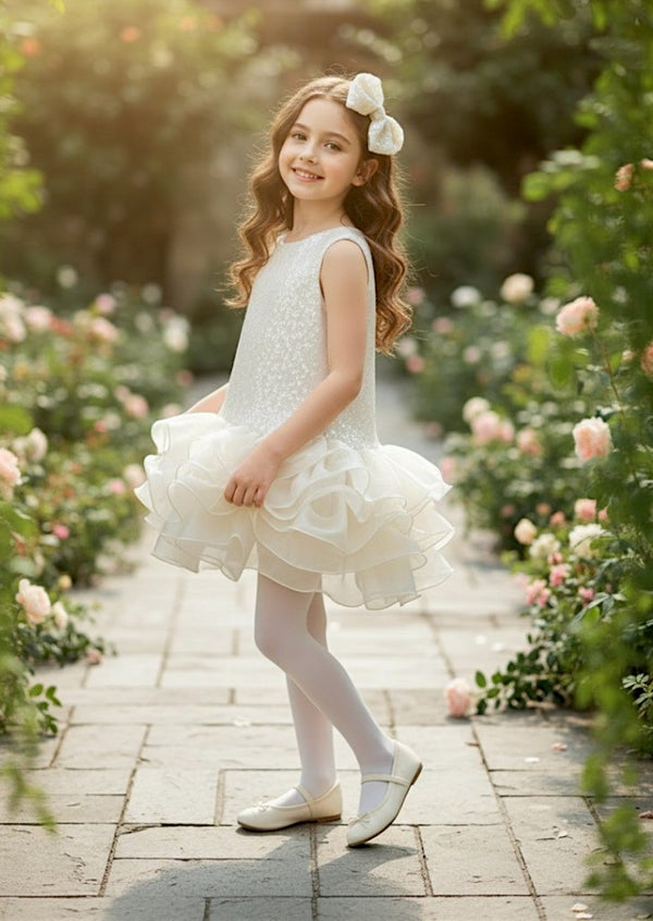Sloan Dress in Ivory - 