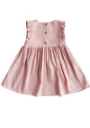 toddler pink linen dress