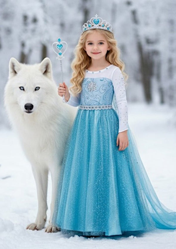 Snow Queen Princess Dress - 
