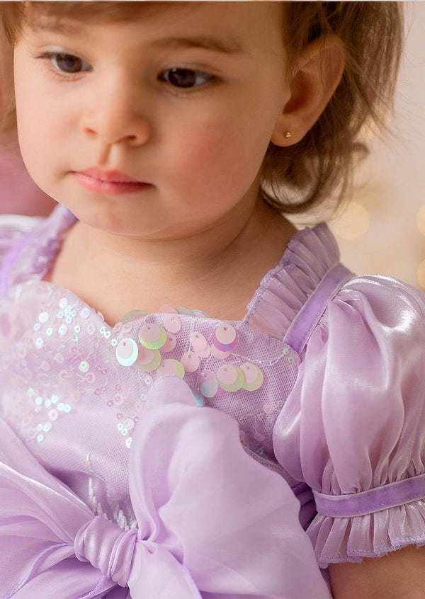 Sugar Plum Romper Lavender Sequin - 