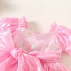 Sugar Plum Romper Pink Sequin - 