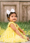 Sunshine Kisses Yellow Baby Girl Birthday Tutu Dress - 