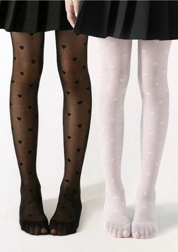 Girls 2 Pk Sweetheart Pantyhose