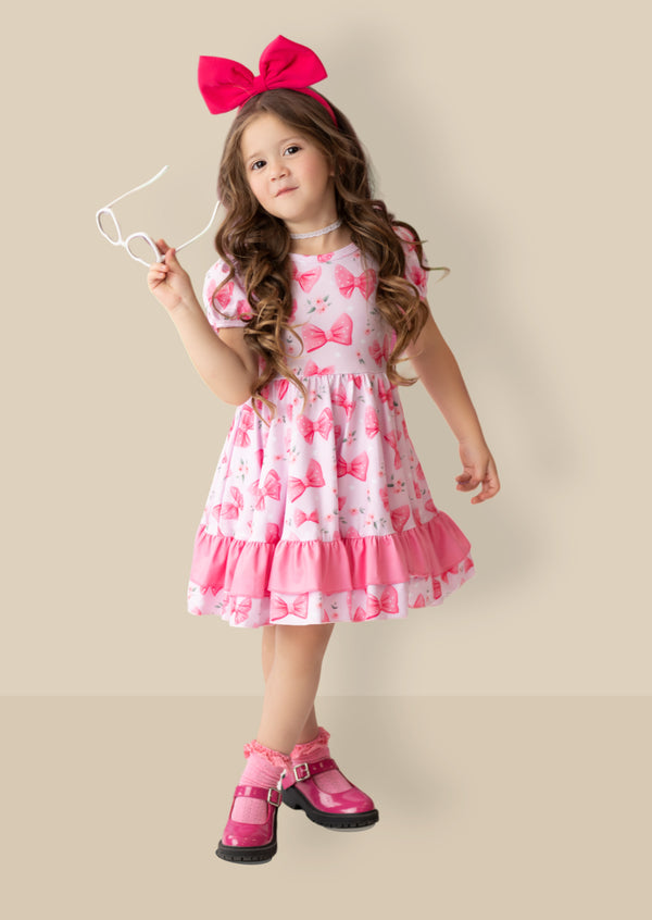 Barbie Pink Girls Designer Dress