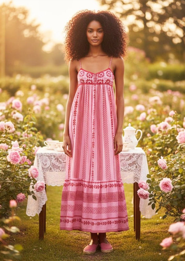 Tara Dress in Pink - 
