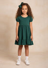 The Classic Twirl Dress in Deep Green - 