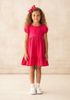 The Classic Twirl Dress in Hot Pink - 