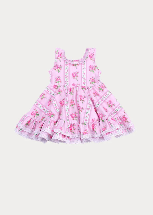 Trailing Roses Twirl Dress – Blush Floral Boutique Style