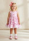 Trailing Roses Twirl Dress Pink - 