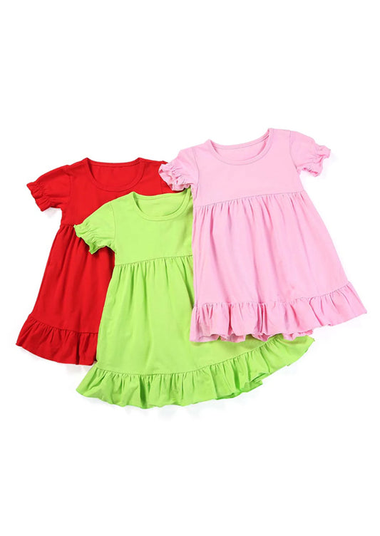 Ready to ship sale hand dye rose brown you glow girl dress