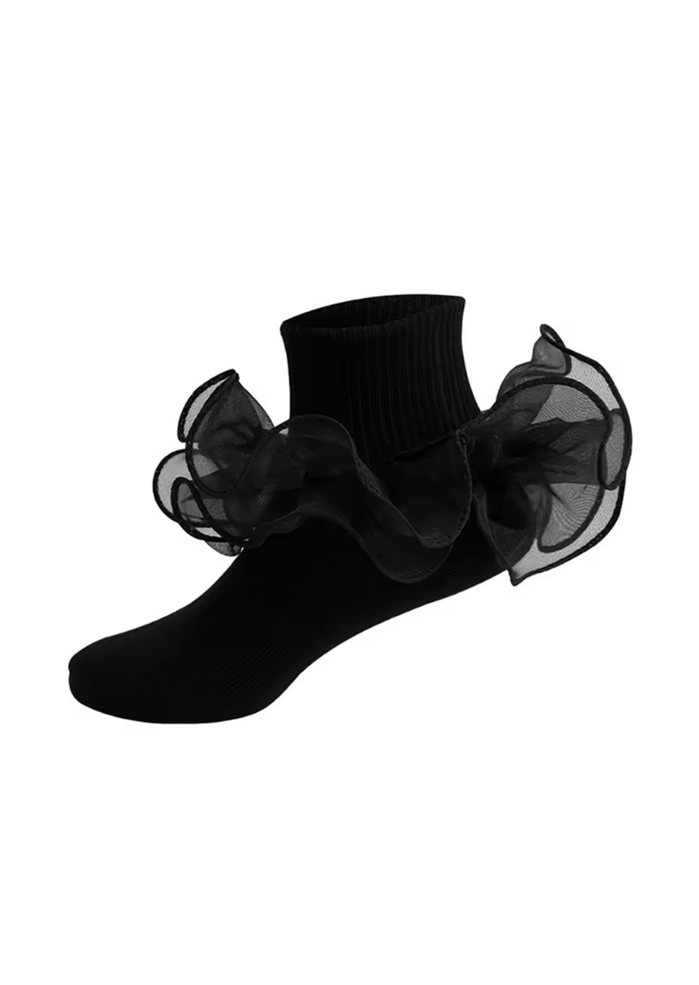 Sheer Ruffle Ankle Socks || Lots of Colors