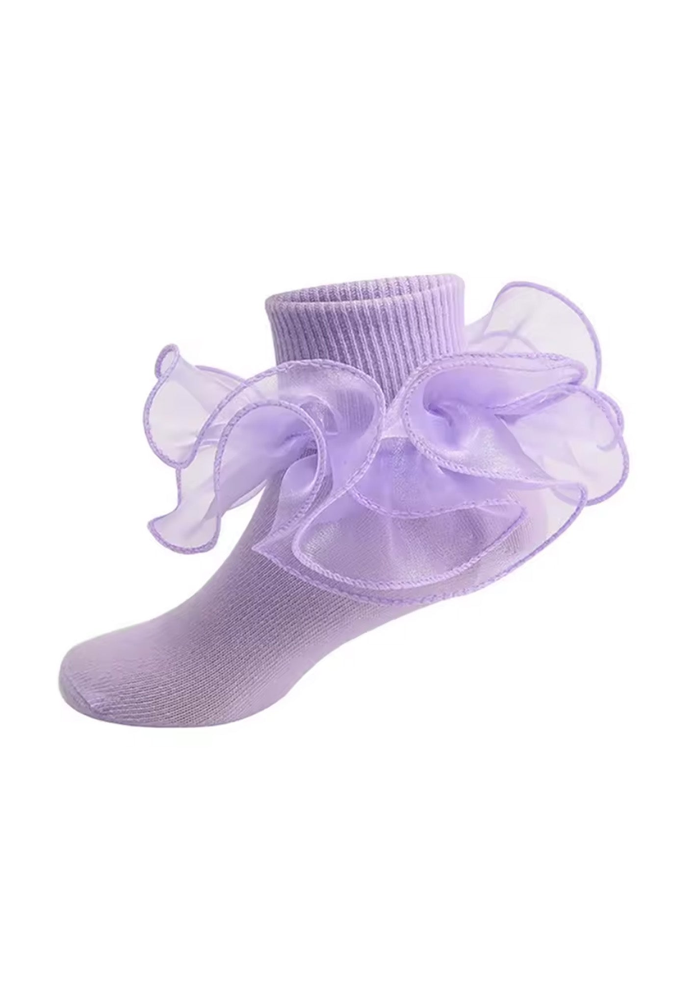 Sheer Ruffle Ankle Socks || Lots of Colors