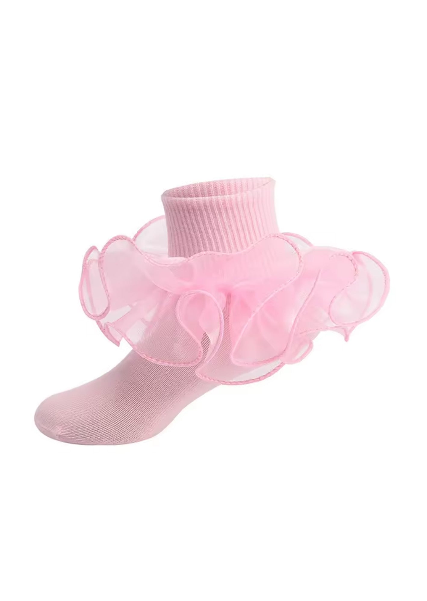 Sheer Ruffle Ankle Socks || Lots of Colors