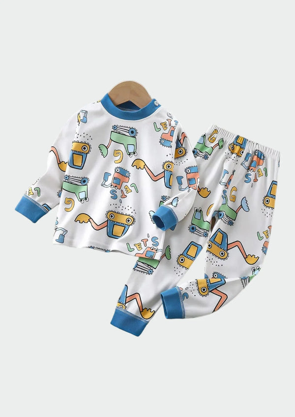 Whacky Tractor Boys 2 Pc Pajamas - 