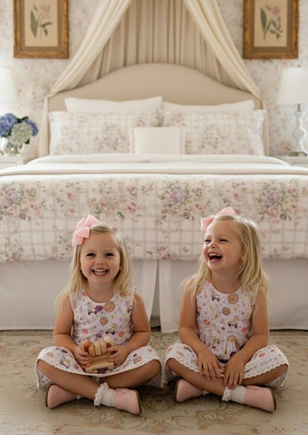 White Whimsy Storybook Twirl Dress - 