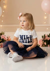 Wild Child Tee in Navy - 