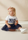 Wild Child Tee in Navy - 
