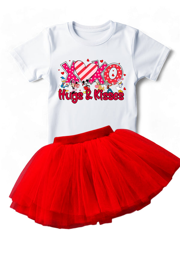 Mickey & Minnie XOXO Tutu Set