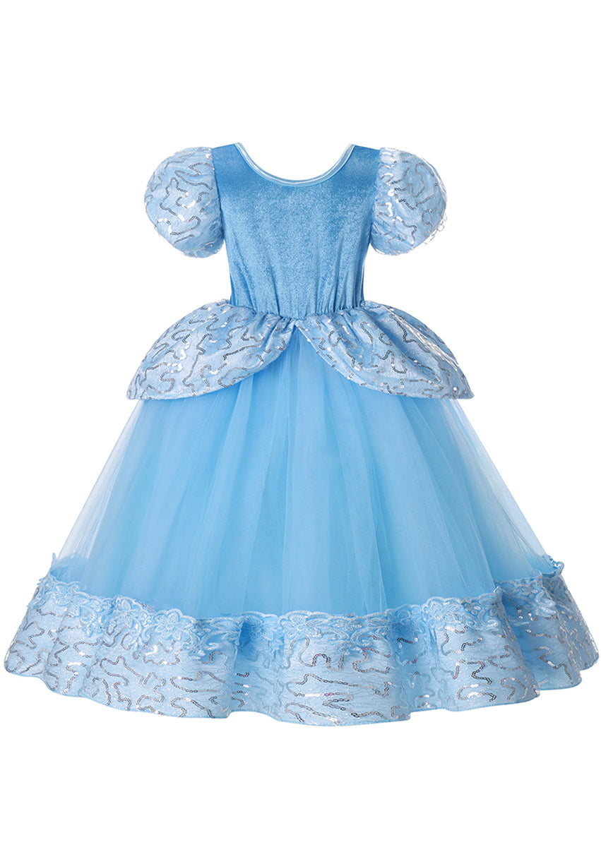 Blue Princess Costume, Little girl costumes, Co play costumes, play dress up