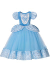 girls costumes for Halloween, Cinderella costume, Blue Princess Costume, Little girl costumes, Co play costumes, play dress up