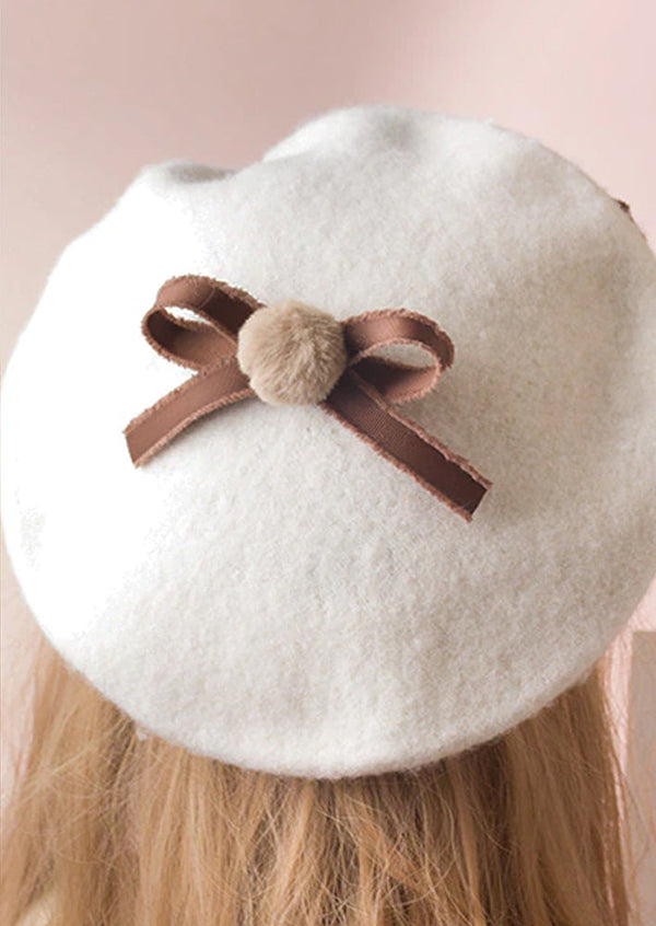 GIRLS - Paris Style French Beret Lavender - Hannah Rose Vintage Boutique