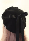 GIRLS - Scalloped Lace Paris Style French Beret - Hannah Rose Vintage Boutique