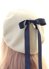 GIRLS - Scalloped Lace Paris Style French Beret - Hannah Rose Vintage Boutique