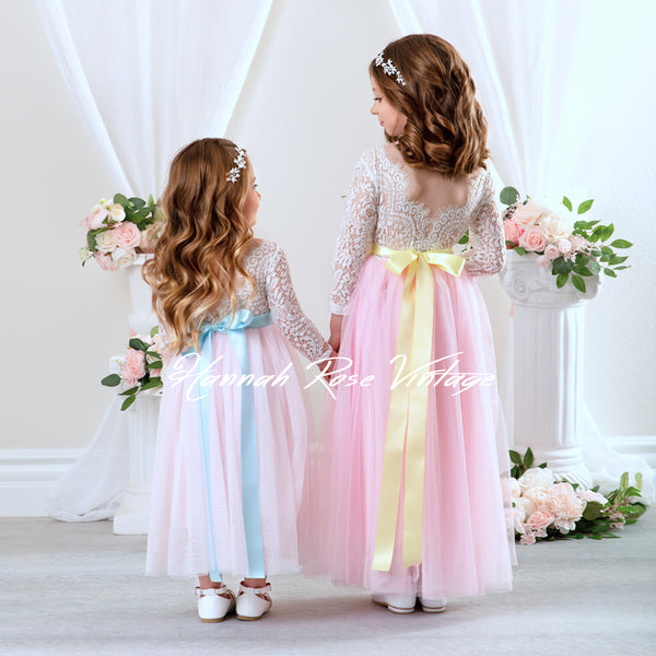 real weddings flower girl dress pictures
