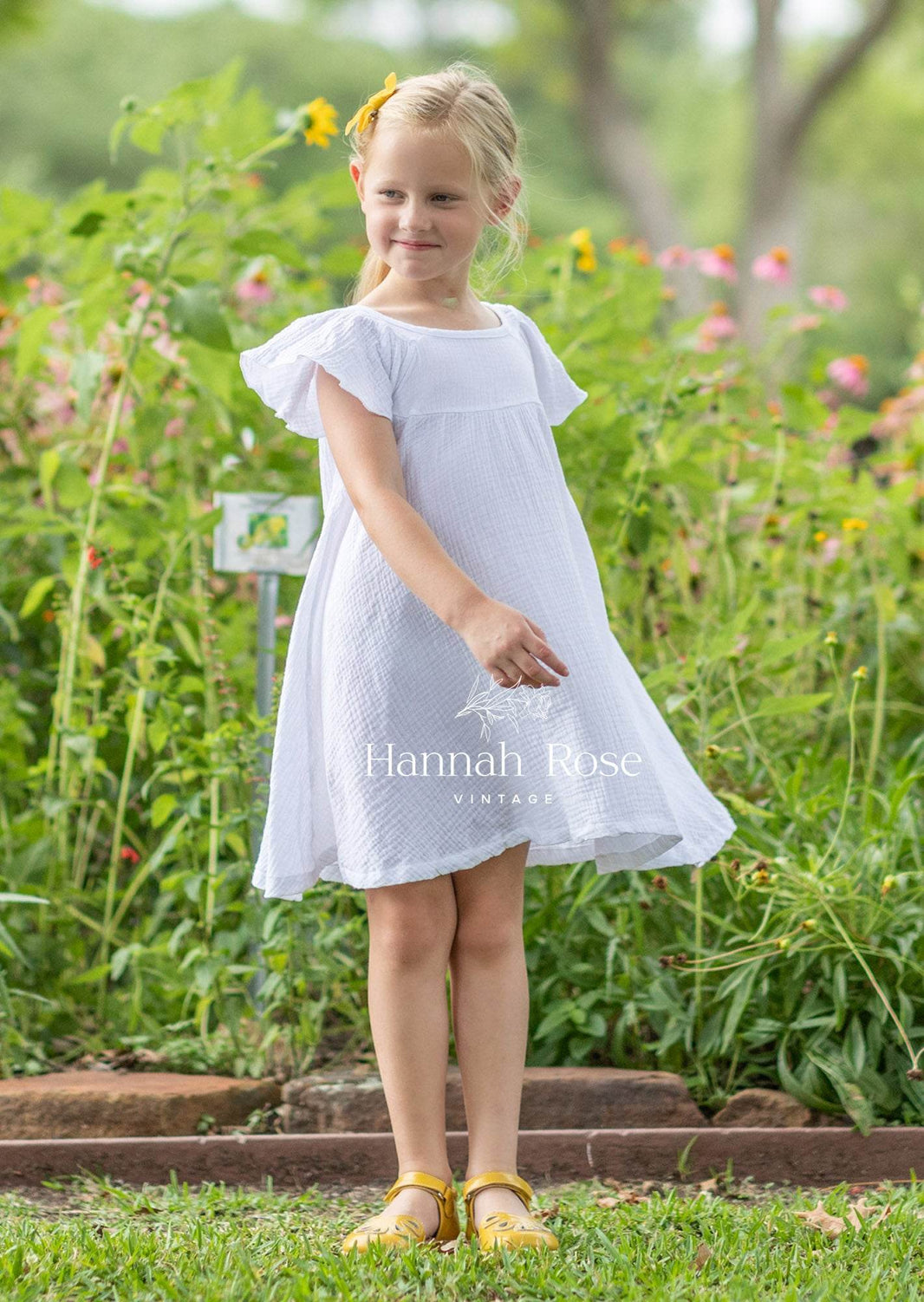 Organic Cotton Dress White