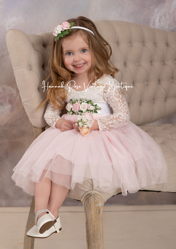 kids prom dresses pink beaded sparkly flower girl dresses for weddings –  inspirationalbridal