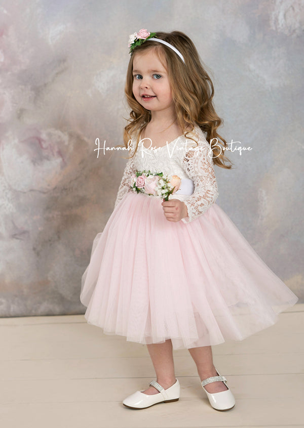 girls party dress pink