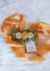 Sunflower Flower sash, wedding sash, flower sash, bridal sash, sash belt, flower girl dress sash