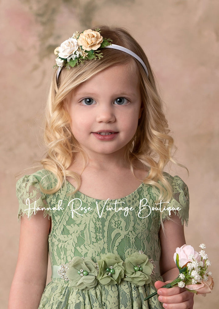 flower girl sash belts