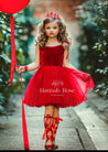 GIRLS - Red Jewel Princess Crown - Hannah Rose Vintage Boutique