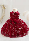 GIRLS - Winter Magic Snowflake Dress  Clearance | Immediate Ship! - Hannah Rose Vintage Boutique