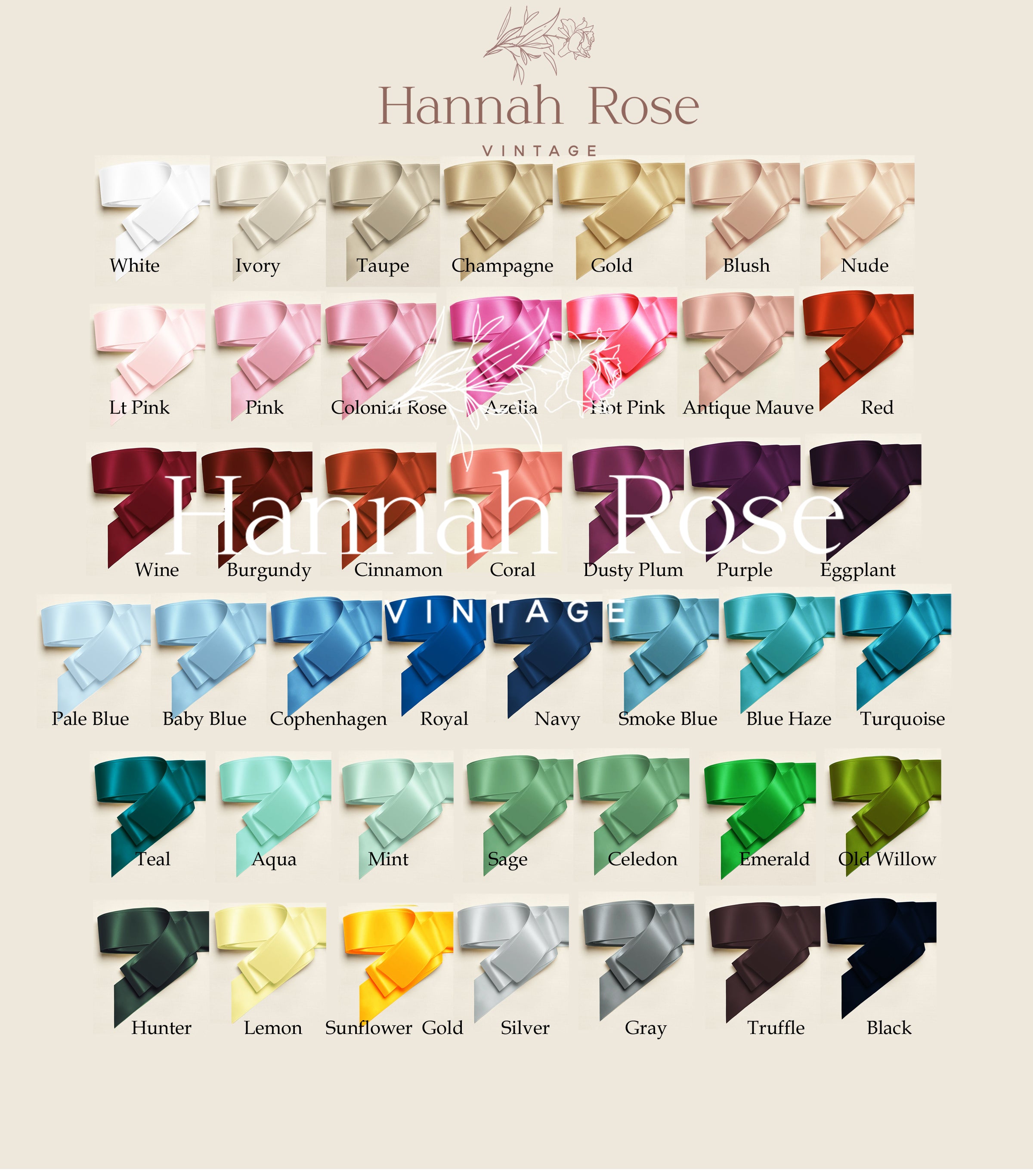 GIRLS - Roses Wedding Sash Belt and Headband - Hannah Rose Vintage Boutique