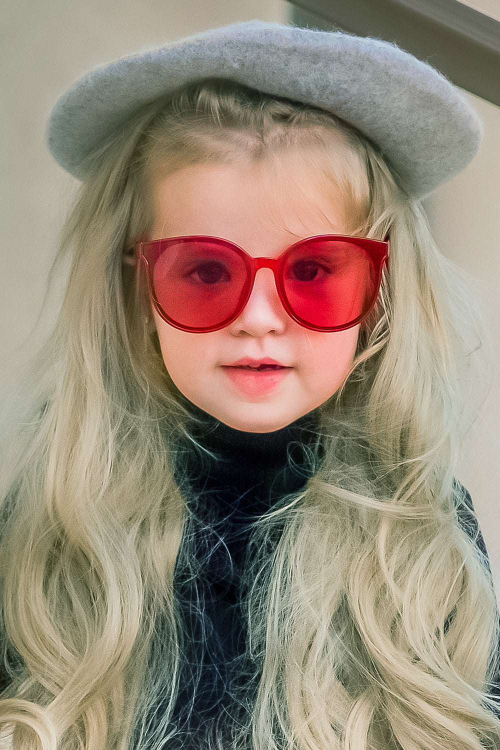GIRLS - Rose Tinted Kids Sunglasses - Hannah Rose Vintage Boutique