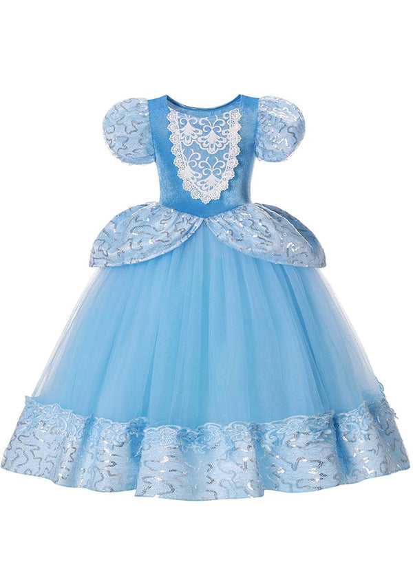 Blue Princess Costume Dress - 