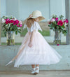 Toddler flower girl dress blush
