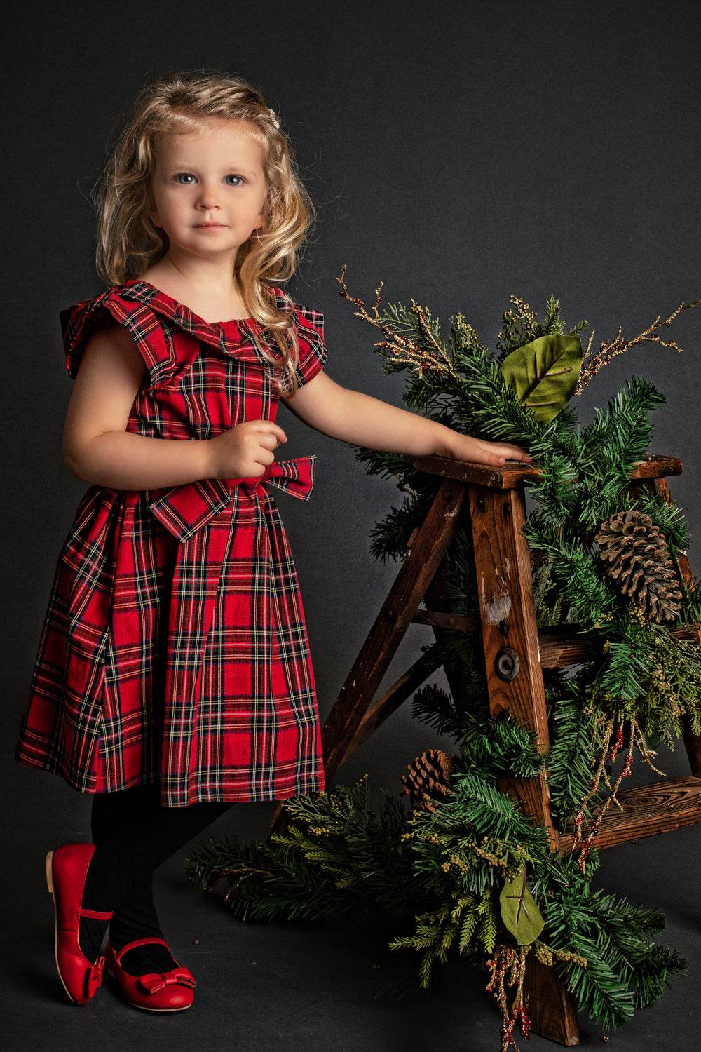 Red Plaid Christmas Dress