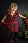 Toddler Red Plaid Christmas Dress