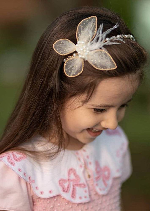 Embroidered Bows Smocked Dress - 