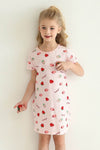 Girls Tossed Strawberries Night Gown - 