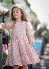 Layla Ditsy Pink Floral Dress - 